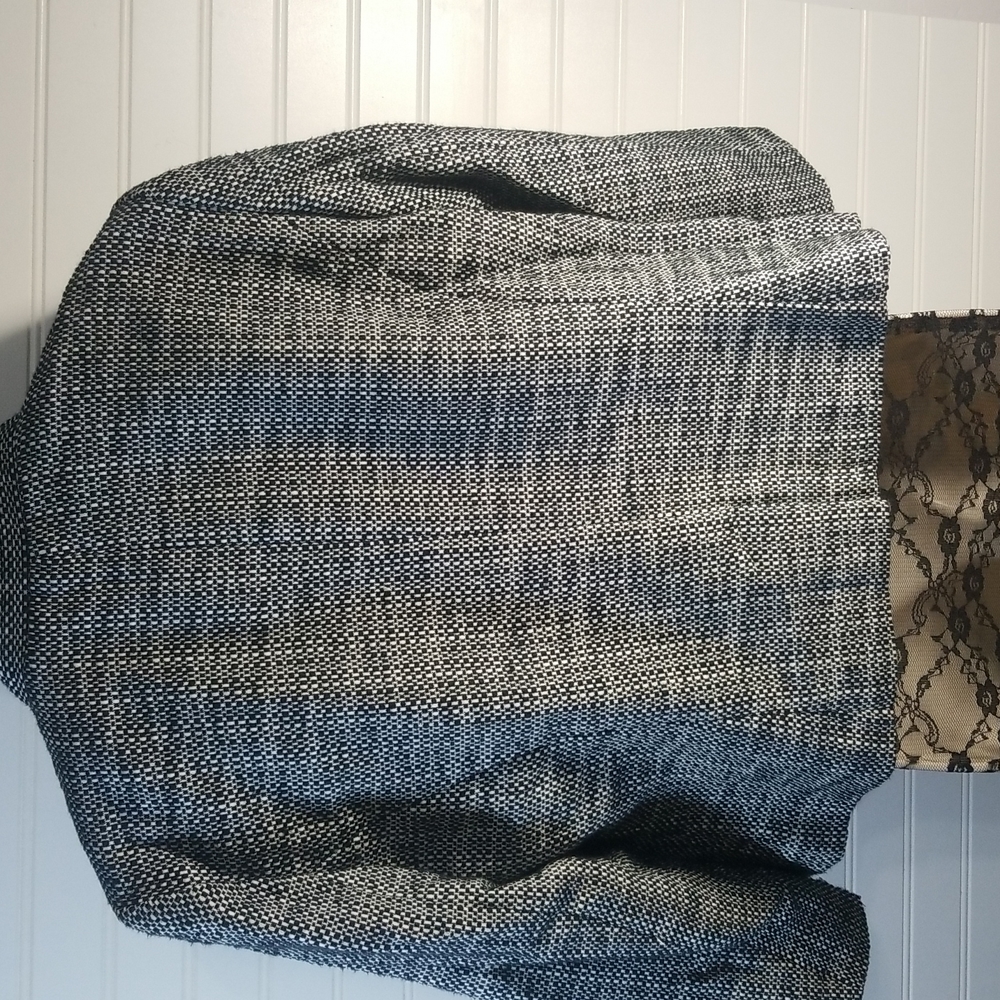 Loft Tweed Textured black and white 10P Blazer - Picture 2 of 7